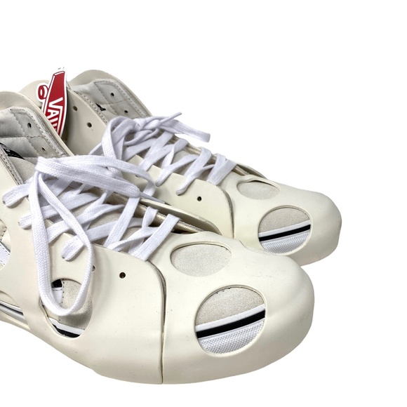 VANS Sk8-Hi Cage VLT LX Polka Dot Marshmallow Shoes Skate Men’s Size VN0A5FBW2UH - Picture 4 of 10